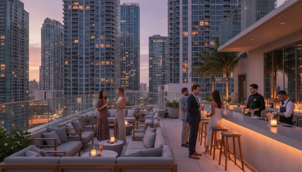 Vida noturna em Miami: Melhores rooftops, bares e baladas em South Beach e Brickell